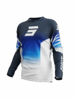 TUTA COMPLETO CROSS ENDURO MAGLIA PANTALONI SHOT DEVO X - TREM BLUE