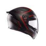 CASCO MOTO INTEGRALE AGV K1 S E2206 SLING NERO ROSSO OPACO MATT BLACK RED - immagine 2