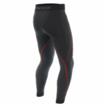 DAINESE PANTALONE INTIMO THERMO PANTS DRYARN TRASPIRANTE ISOLANTE NERO/ROSSO - immagine 2