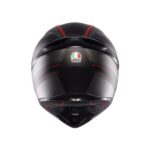 CASCO MOTO INTEGRALE AGV K1 S E2206 SLING NERO ROSSO OPACO MATT BLACK RED - immagine 4