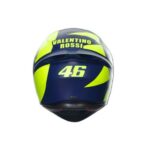CASCO INTEGRALE MOTO AGV K1 S REPLICA SOLELUNA 2018 E2206 BLU GIALLO FLUO - immagine 5