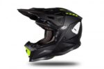 CASCO CROSS ENDURO IN FIBRA DI VETRO UFO ECHUS HE 167 NERO OPACO ECE 22.06