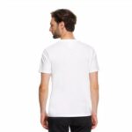 T-SHIRT DAINESE ESSENCE WORDMARK BIANCA WHITE GIROCOLLO ESTIVA MANICHE CORTE - immagine 4