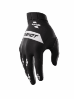 GUANTI MOTO SHOT RACE BLACK MOTOCROSS OFFROAD PROTEZIONE ENDURO NERO