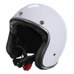 CASCO JET MOTO STORMER QUARTZ WHITE PEARLY CAFE RACER CUSTOM VINTAGE RETRO