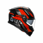 CASCO MOTO INTEGRALE AGV K7 MPLK TAURAX BLACK RED AGV E2206  TOURING SPORT K 7 - immagine 3