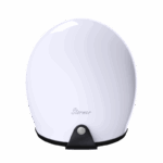 CASCO JET MOTO STORMER QUARTZ WHITE PEARLY CAFE RACER CUSTOM VINTAGE RETRO - immagine 2