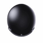 CASCO JET MOTO STORMER QUARTZ MATT BLACK CAFE RACER CUSTOM VINTAGE RETRO OPACO - immagine 3