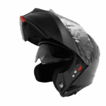 CASCO MODULARE MOTO STORMER SPIN NERO OPACO VISIERA PARASOLE TOURING - immagine 4