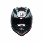 CASCO INTEGRALE MOTO AGV K7 JAEGER BLACK SILVER TOURING SPORT CARBON K 7 - immagine 2