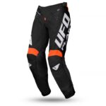 PANTALONI MOTO CROSS UFO BAMBERG BLACK MX ENDURO UFOPLAST NERO ARANCIONE
