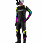 TUTA COMPLETO CROSS ENDURO MAGLIA PANTALONI SHOT CONTACT NITRO BLACK