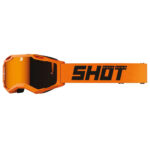 MASCHERA SHOT ASSAULT 2.0 SOLID IRIDIUM ORANGE REFLEX  ENDURO CROSS MX ARANCIONE