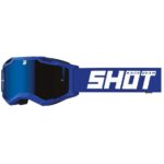 MASCHERA SHOT ASSAULT 2.0 SOLID IRIDIUM BLUE REFLEX  ENDURO CROSS MX BLU IRIDIUM