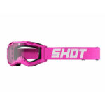 MASCHERA SHOT ASSAULT 2.0 SOLID NEON PINK GLOSS ENDURO CROSS MX ROSA FLUO