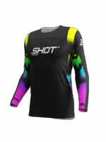 TUTA COMPLETO CROSS ENDURO MAGLIA PANTALONI SHOT CONTACT NITRO BLACK - immagine 20