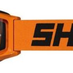 MASCHERA SHOT ASSAULT 2.0 SOLID NEON ORANGE GLOSS ENDURO CROSS MX ARANCIONE FLUO