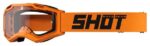 MASCHERA SHOT ASSAULT 2.0 SOLID NEON ORANGE GLOSS ENDURO CROSS MX ARANCIONE FLUO