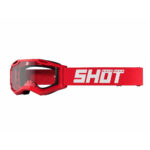 MASCHERA SHOT RACE ASSAULT 2.0 SOLID RED GLOSSY ENDURO CROSS MX ROSSO LUCIDO