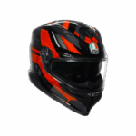 CASCO MOTO INTEGRALE AGV K7 MPLK TAURAX BLACK RED AGV E2206  TOURING SPORT K 7