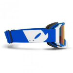 MASCHERA MOTO UFO WISE PRO BLU BIANCO CROSS MX ENDURO BLUE WHITE OCCHIALI - immagine 3