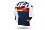 MAGLIA MOTOCROSS UFO HORIZON NAVY BLUE ARANCIONE ENDURO UFOPLAST MX BLU