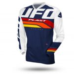MAGLIA MOTOCROSS UFO HORIZON NAVY BLUE ARANCIONE ENDURO UFOPLAST MX BLU