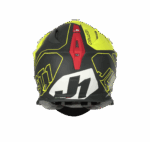 CASCO MOTO JUST1 J18 MIP VERTIGO RED GREY YELLOW FLUO ENDURO OFF ROAD MOTARD - immagine 4