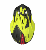 CASCO MOTO JUST1 J18 MIP VERTIGO RED GREY YELLOW FLUO ENDURO OFF ROAD MOTARD - immagine 5