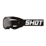 MASCHERA SHOT RACE ASSAULT 2.0 SOLID BLACK GLOSSY ENDURO CROSS MX NERO LUCIDO