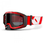 MASCHERA MOTO UFO WISE PRO ROSSO NERO CROSS MX ENDURO RED BLACK OCCHIALI