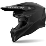 CASCO AIROH WRAAAP MATT BLACK ENDURO OFF ROAD MOTO CROSS NERO OPACO