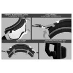 MASCHERA MASCHERINA ETHEN PRIMIS RED/WHITE/CLEAR MX05153 OFFROAD MX - immagine 4