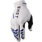 GUANTI MOTO SHOT CORE WHITE BLUE MOTOCROSS OFFROAD PROTEZIONE ENDURO