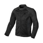 GIACCA MOTO MACNA GRISCO UOMO BLACK ESTIVA TRAFORATA TRASPIRANTE NERO