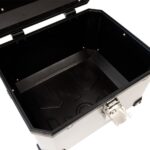 X-PLOR BAULETTO MOTO UNIVERSALE PLASTICA SILVER 52 LITRI KS580A BAULE TURISMO - immagine 3