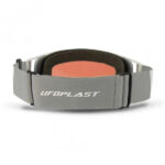 MASCHERA MOTO UFO WISE PRO GRIGIO BIANCO CROSS MX ENDURO GREY WHITE SPECCHIO - immagine 3