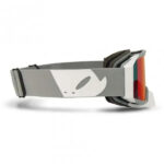 MASCHERA MOTO UFO WISE PRO GRIGIO BIANCO CROSS MX ENDURO GREY WHITE SPECCHIO - immagine 4