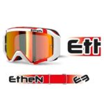 MASCHERA MASCHERINA ETHEN PRIMIS RED/WHITE /ORANGE CHROME MX05159 OFFROAD MX