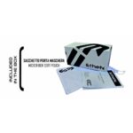 MASCHERA MASCHERINA ETHEN MEDIUM PRIMIS BLACK/WHITE/RED CHROME MX05161 OFFROAD - immagine 3