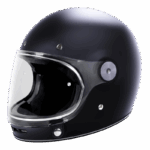 CASCO INTEGRALE MOTO STORMER GLORY BLACK PEARLY CAFE RACER CUSTOM VINTAGE RETRO