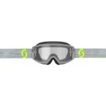 MASCHERA MASCHERINA SCOTT PRIMAL ENDURO LIGHT GREY/NEON YELLOW/CLEAR OFFROAD MX - immagine 2