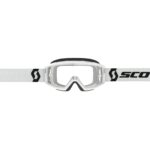 MASCHERA MASCHERINA SCOTT PRIMAL CLEAR WHITE/BLACK/CLEAR OFFROAD MX ENDURO - immagine 2
