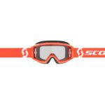 MASCHERA MASCHERINA SCOTT PRIMAL CLEAR ORANGE/BLACK/CLEAR OFFROAD MX ENDURO - immagine 2
