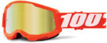 MASCHERA 100% STRATA 2 JUNIOR ORANGE MX CROSS ENDURO OCCHIALI MOTO SPECCHIO
