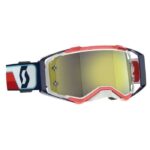 MASCHERA MASCHERINA SCOTT PROSPECT WHITE/RED/YELLOW CHROME MX GOGGLE