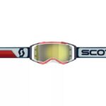 MASCHERA MASCHERINA SCOTT PROSPECT WHITE/RED/YELLOW CHROME MX GOGGLE - immagine 2
