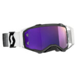 MASCHERA MASCHERINA SCOTT PROSPECT BLACK/WHITE/PURPLE CHROME MX GOGGLE