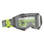 MASCHERA MASCHERINA CROSS SCOTT FURY ENDURO LIGHT GREY/ NEON YELLOW / CLEAR