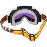 MASCHERA MASCHERINA CROSS SCOTT MX GOGGLE FURY DEEP BROWN/ BEIGE/ YELLOW CHROME - immagine 3